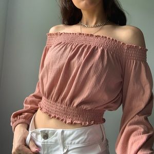 Off the shoulder blouse
